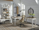 Realyn Two-Tone Wood Home Office Desk