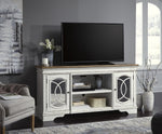 Realyn Two-Tone Wood XL TV Stand