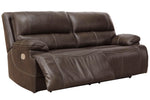 Ricmen 3-Pc Walnut Power Recliner Sectional