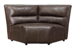 Ricmen 3-Pc Walnut Power Recliner Sectional