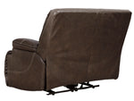 Ricmen Walnut Wide Seat Power Recliner