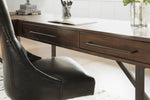 Starmore Brown Wood L-Shaped Home Office Desk