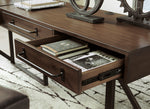 Starmore Brown Wood L-Shaped Home Office Desk