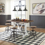 Valebeck 2 Black Swivel Bar Stools