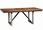 Spring Creek 5-Pc Natural Walnut/Espresso Dining Table Set