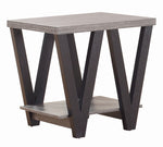 Tonina 3-Pc Antique Grey/Black Wood Coffee Table Set