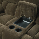 Weissman Chocolate Fleece Manual Recliner Loveseat