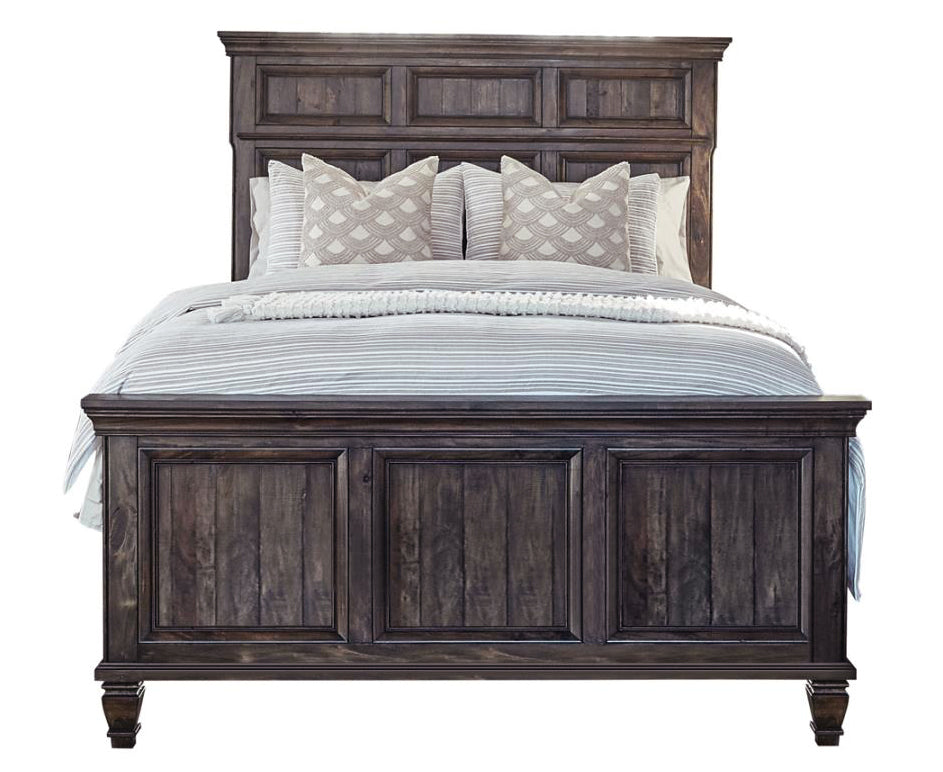 Avenue Weathered Burnished Brown King Bed (Oversized)