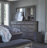 Alderwood French Grey Wood 9-Drawer Dresser