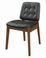 Redbridge 2 Black Leatherette/Wood Side Chairs