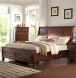 Alessa Cherry Cal King Bed (Oversized)