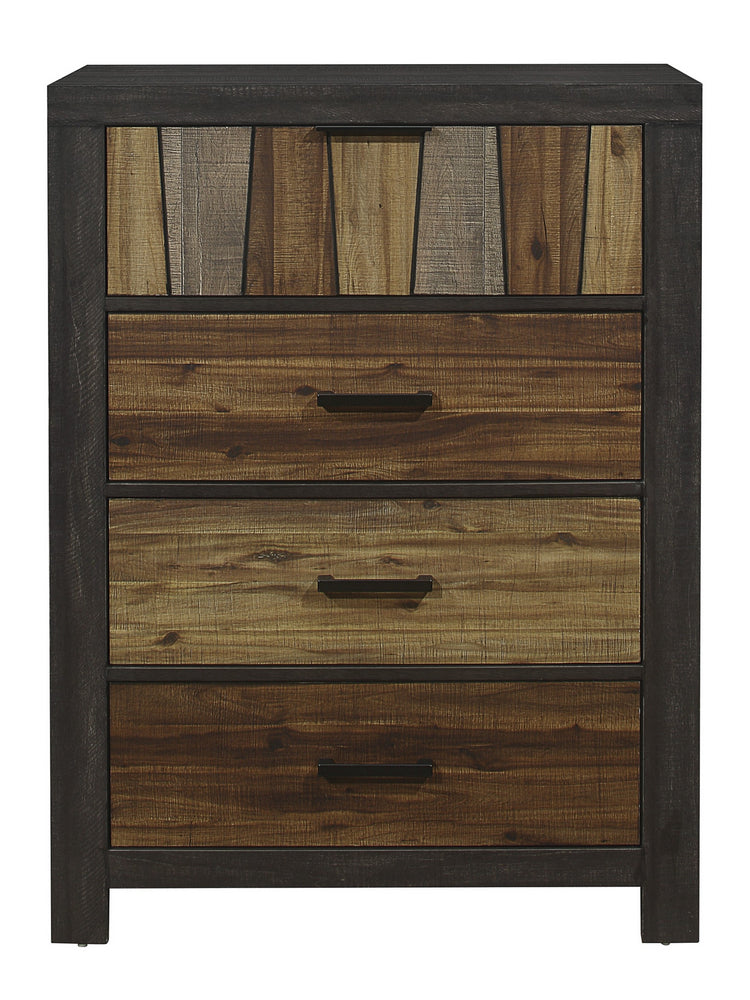 Cooper Multi-Tone Wire Brushed Finishes Wood Chest