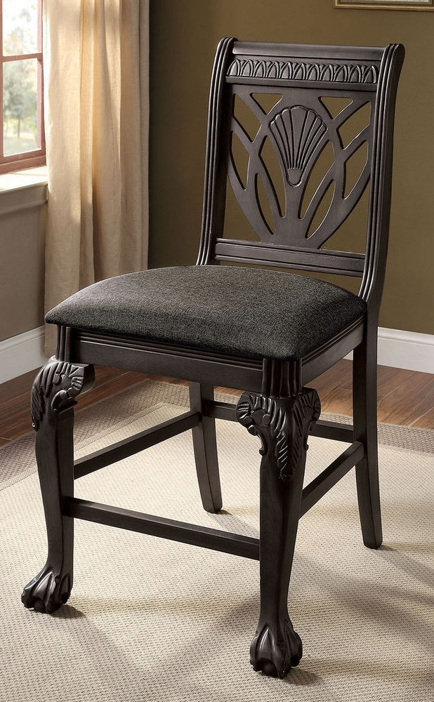 Petersburg 2 Dark Gray Counter Height Chairs