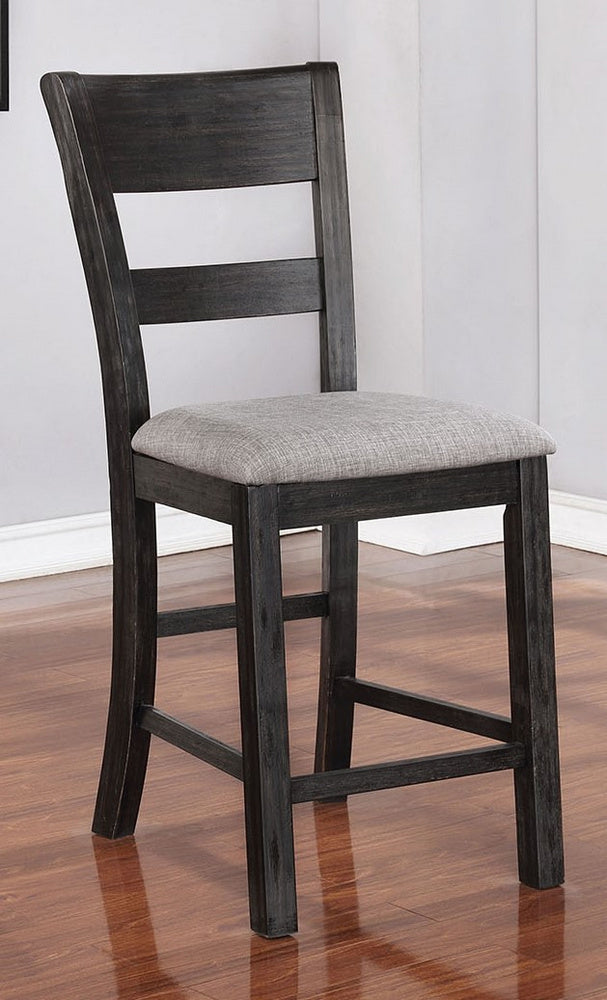 Sania 2 Black Counter Height Chairs