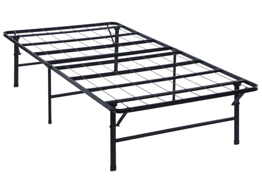 Waldin Black Metal Twin XL Platform Bed