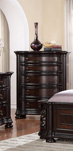 Allison Dark Brown Wood Chest