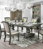 Alpena Gray Wood Extendable Dining Table