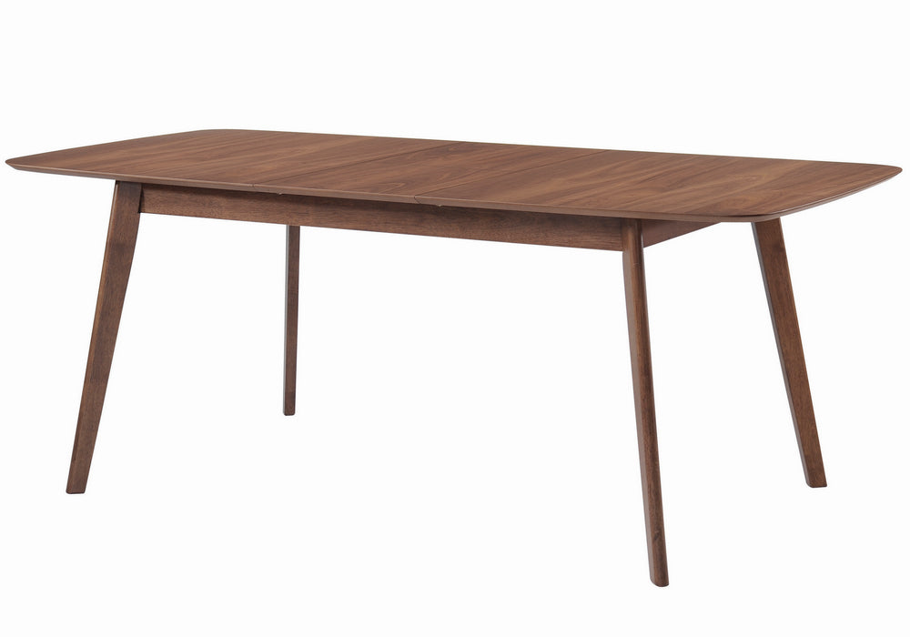 Redbridge Natural Walnut Wood Extendable Dining Table