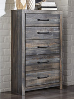 Drystan Multi Wood 5-Drawer Chest