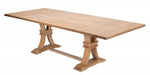 Marla Beige Wood Rectangular Dining Table