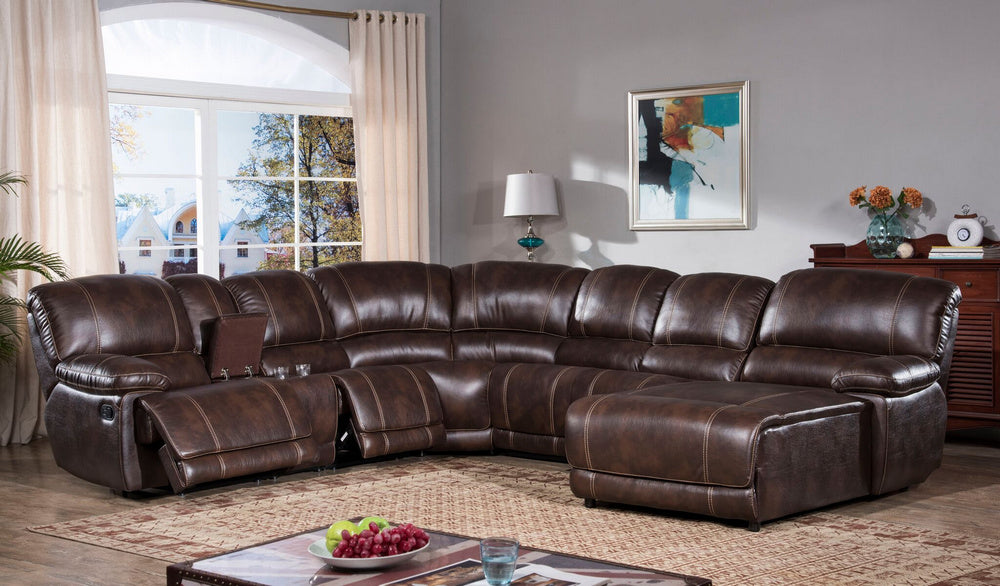 Oria 4-Pc RAF Manual Recliner Sectional