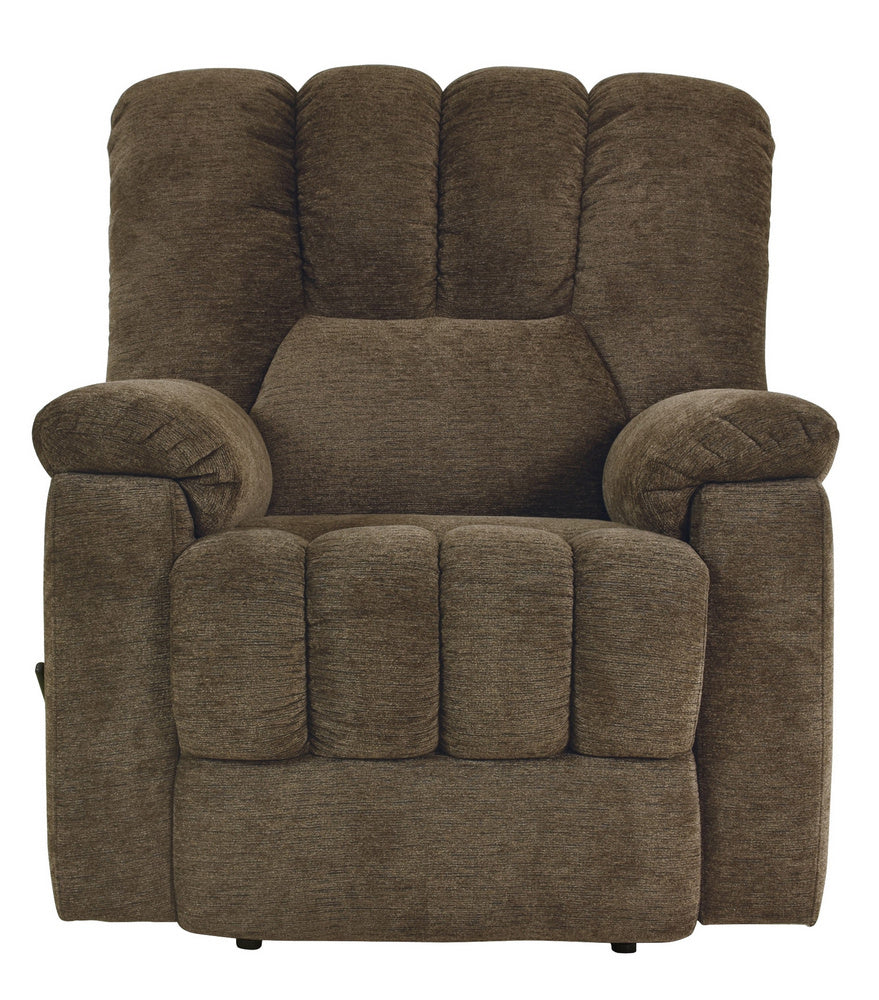 Annaliese Brown Chenille Fabric Manual Recliner