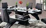 Midvale Black Metal Extendable Dining Table