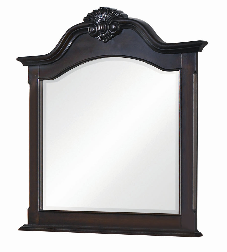 Cambridge Cappuccino Wood Frame Dresser Mirror