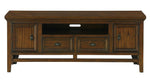 Frazier Park Brown Cherry Wood Small TV Stand