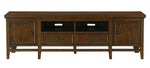 Frazier Park Brown Cherry Wood Large TV Stand