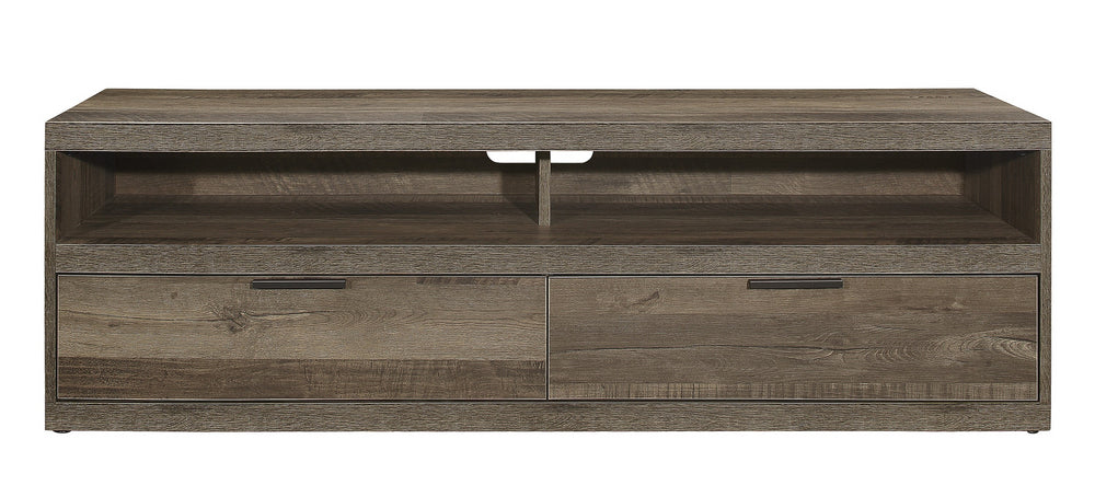 Danio Rustic Natural Wood 2-Drawer TV Stand