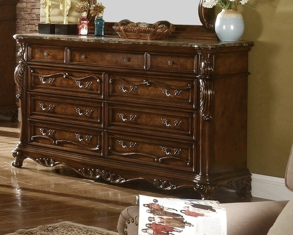 Dania Cherry Oak Wood Dresser