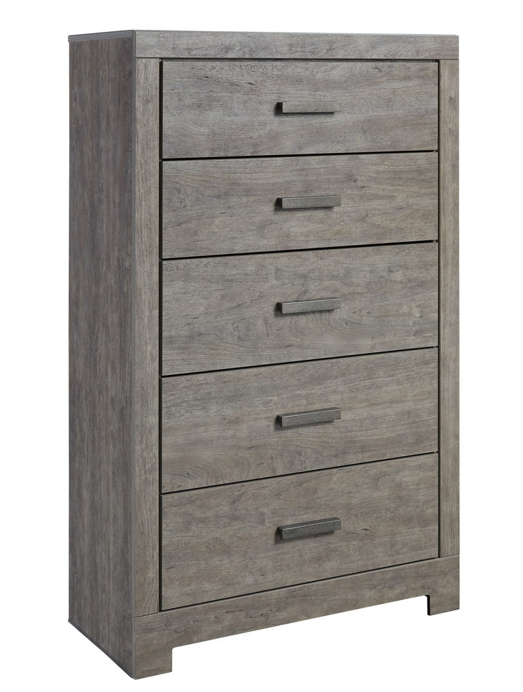 Culverbach Gray Wood 5-Drawer Chest