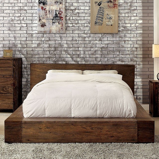 Janeiro Natural Tone Cal King Bed (Oversized)