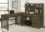 Blanche 4-Pc Brown Gray Wood Office Set