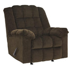 Ludden Cocoa Fabric Manual Rocker Recliner