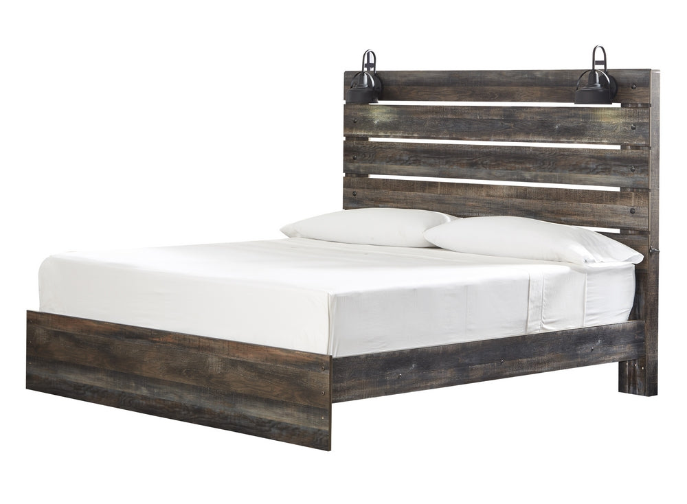 Drystan Multi Wood King Panel Bed