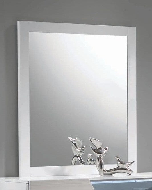 Manchester Zebra Grey Wood/Glass Mirror