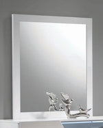 Manchester Zebra Grey Wood/Glass Mirror