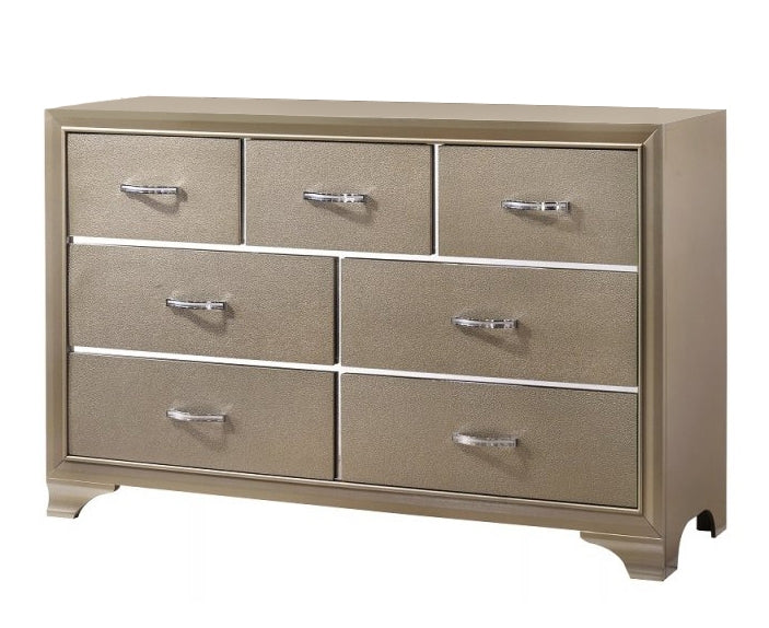 Beaumont Gold 7-Drawer Dresser