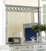 Varian Silver Wood Frame Dresser Mirror with Mirror Insert