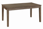 Armhurst Wire Brushed Brown Wood Dining Table