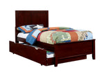 Prismo Cherry Wood Twin Bed with Trundle