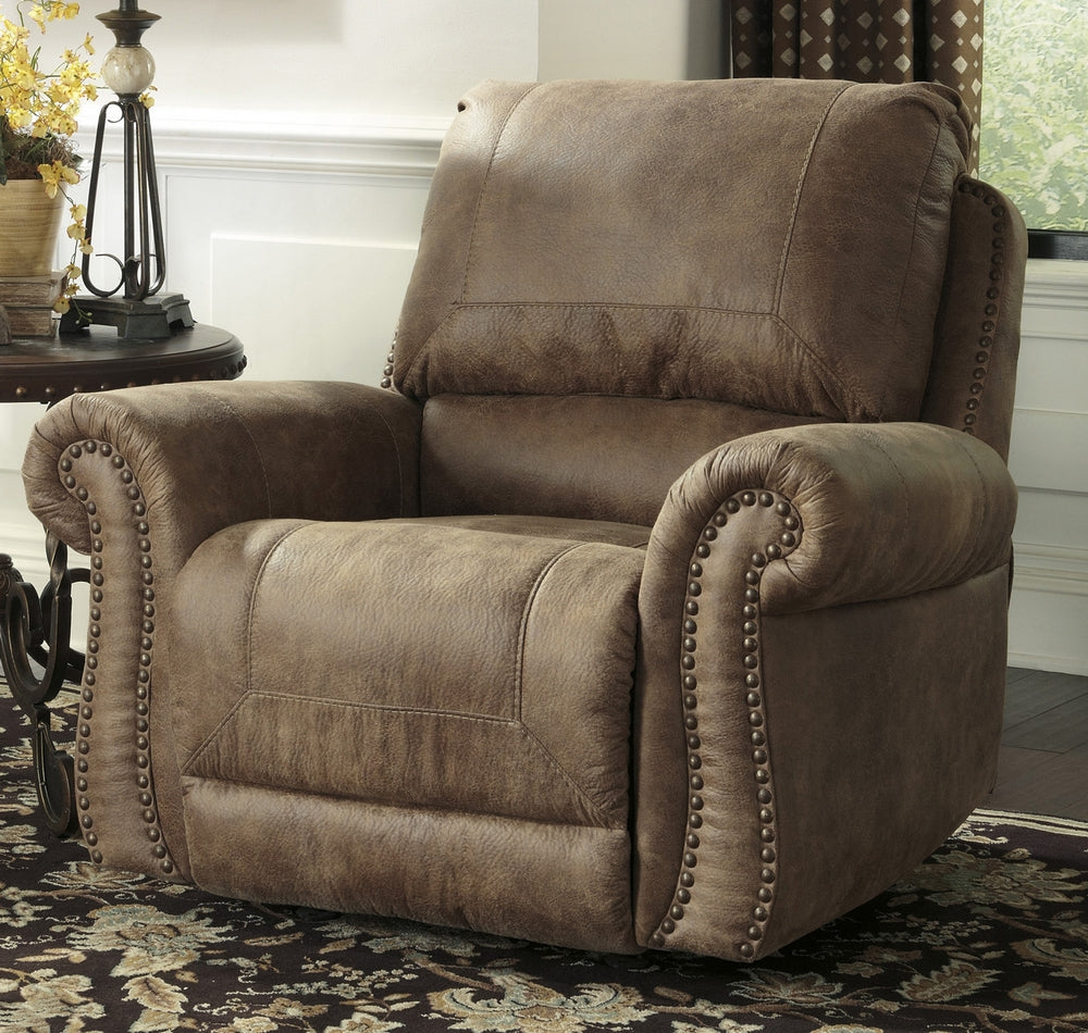 Larkinhurst Earth Faux Leather Manual Rocker Recliner