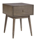 Paulrich Antique Gray Wood Accent Table