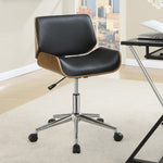 Abilene Black Leatherette Upholstered Office Chair