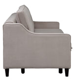 Adelia Cobblestone Velvet Fabric Convertible Sofa