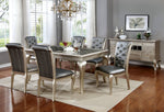 Amina Champagne Wood Dining Table