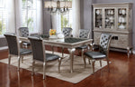 Amina Champagne Wood Extendable Dining Table