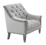 Avonlea Grey Velvet Chair